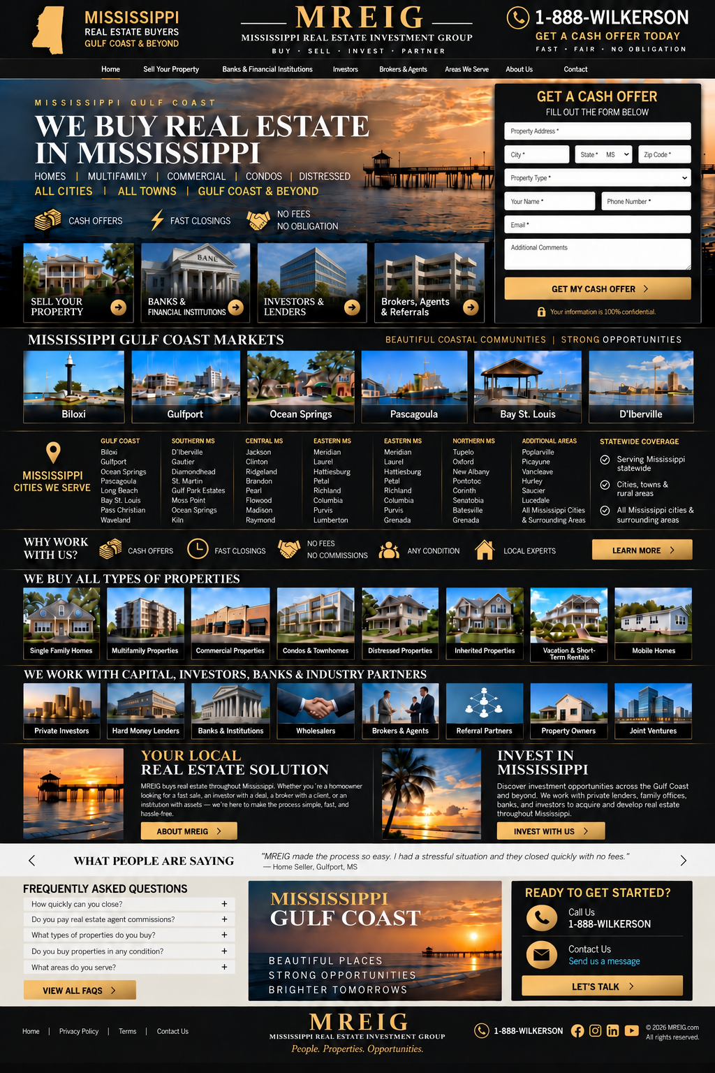 Mississippi Real Estate Investment Group homepage